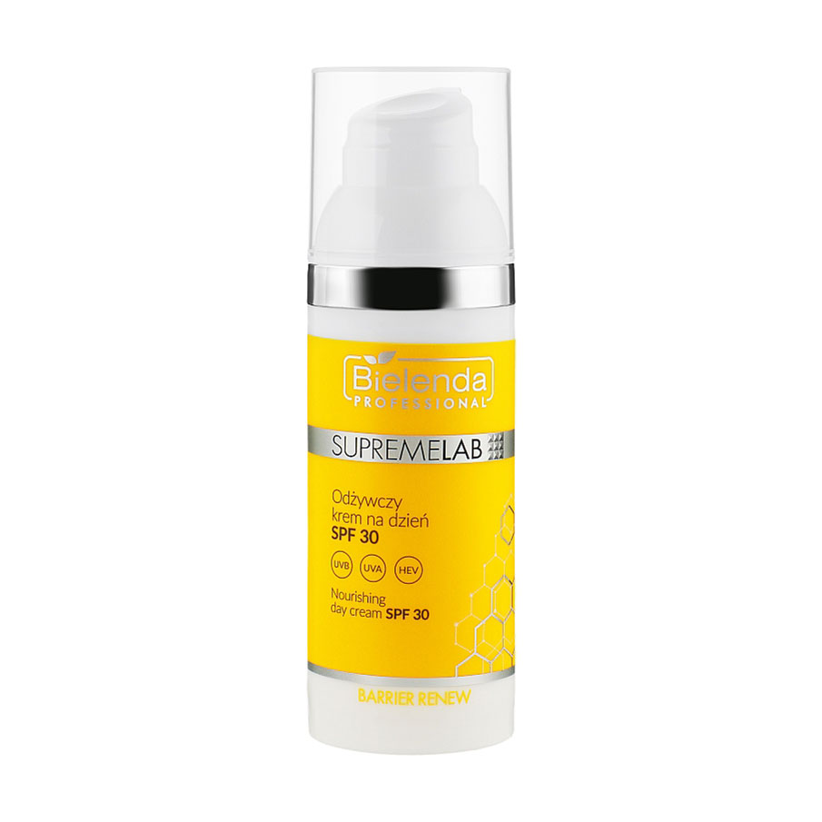 Уцінка! Живильний денний крем для обличчя Bielenda Professional Supremelab Barrier Renew Day Cream SPF 30, 50 мл