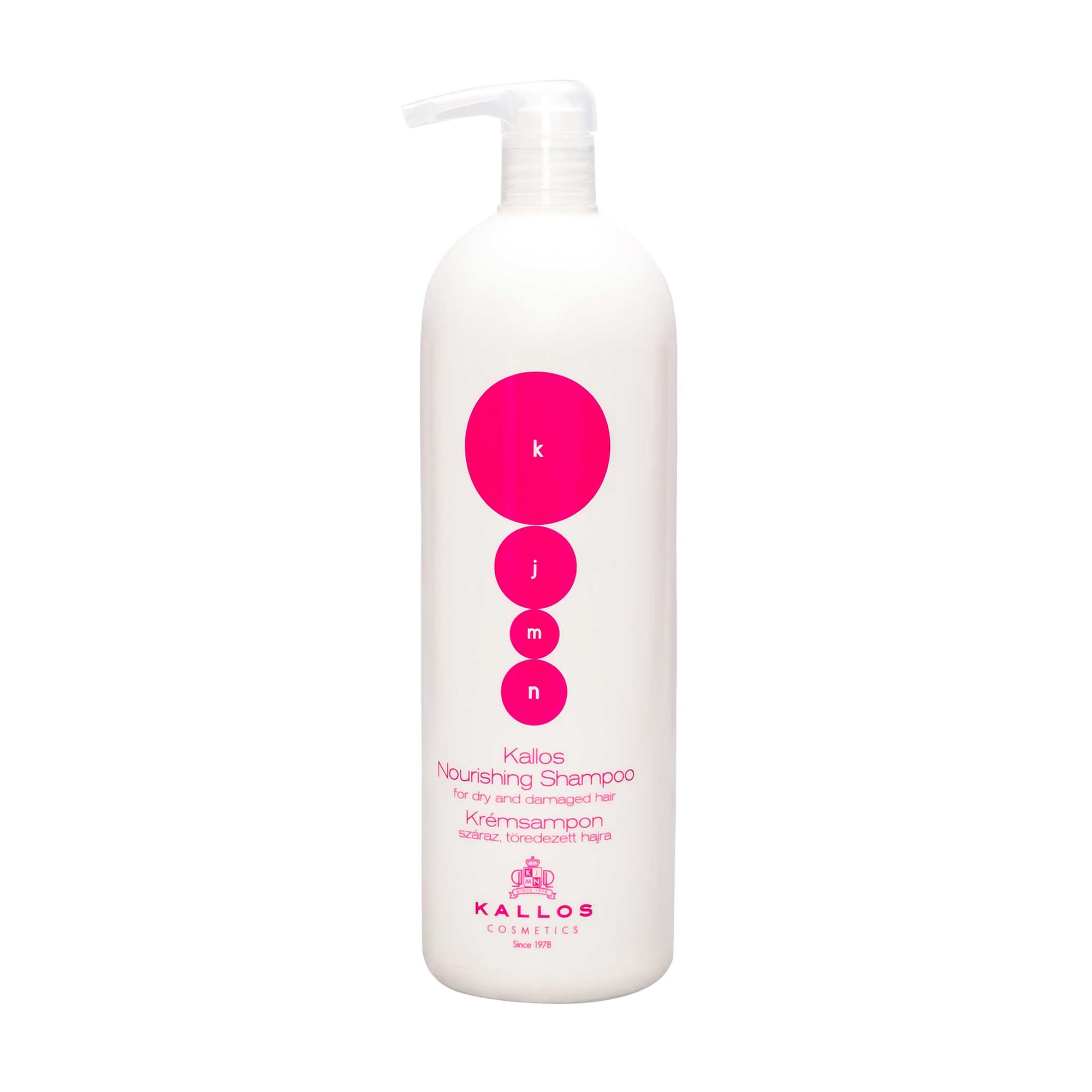 Уцінка! Живильний шампунь Kallos KJMN Kallos Cosmetics Nourishing Shampoo для сухого і пошкодженого волосся, 1 л